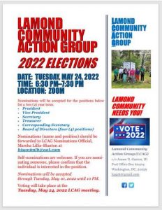 Lamond Community Action Group 2022 Elections